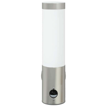 Außenwandlampen 2 pcs Silber 12 x 7.5 x 29 cm Edelstahl