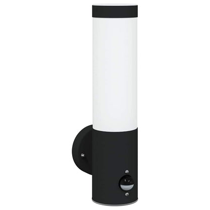 Außenwandlampen 2 pcs Schwarz 12 x 7.5 x 29 cm Edelstahl
