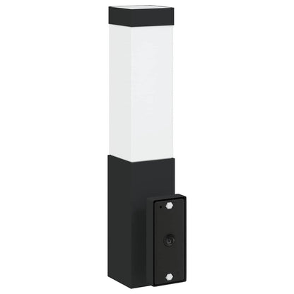 Außenwandlampen 2 pcs Schwarz 10.5 x 6 x 35 cm Edelstahl