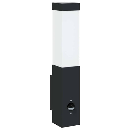 Außenwandlampen 2 pcs Schwarz 10.5 x 6 x 35 cm Edelstahl