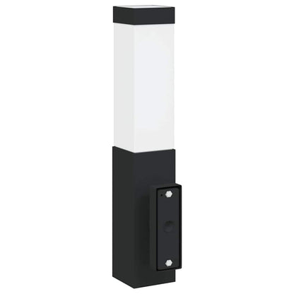 Außenwandlampen 2 pcs Schwarz 10.5 x 6 x 35 cm Edelstahl