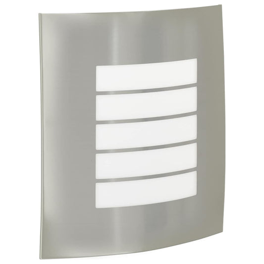 Außenwandleuchte 2 pcs Silber 23.5 x 10.5 x 26 cm Edelstahl