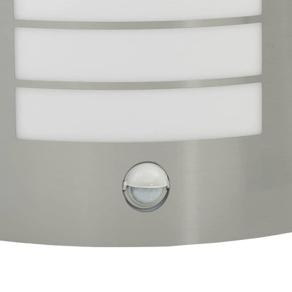 Außenwandlampen 2 pcs Silber 23.5 x 10.5 x 26 cm Edelstahl