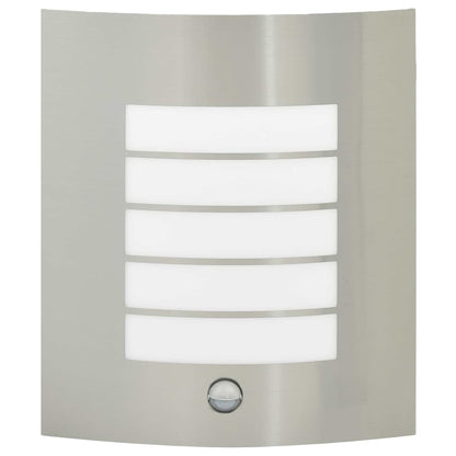 Außenwandlampen 2 pcs Silber 23.5 x 10.5 x 26 cm Edelstahl