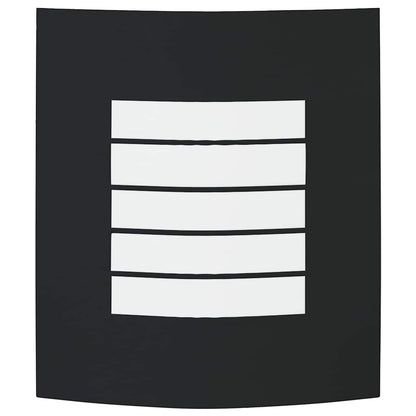 Außenwandlampen 2 pcs Schwarz 23.5 x 10.5 x 26 cm Edelstahl