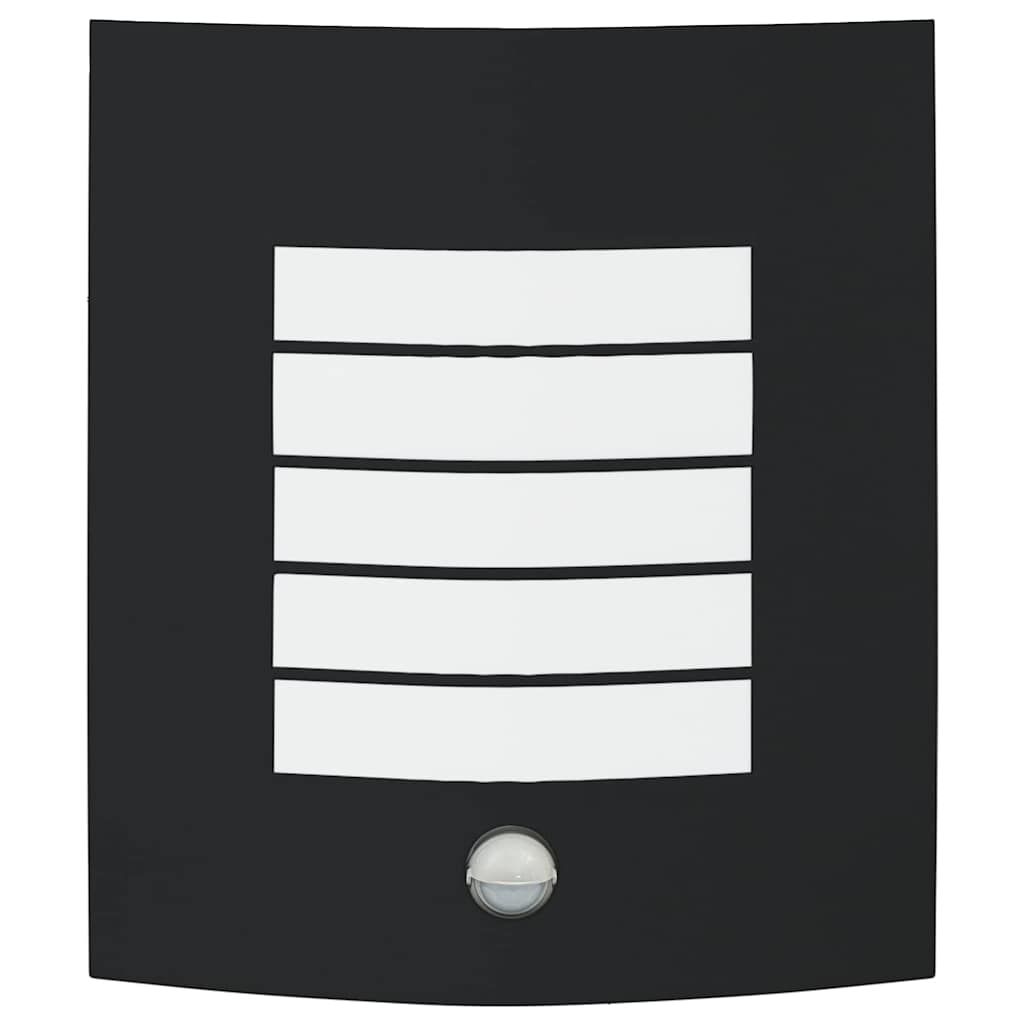 Außenwandleuchte Schwarz 23.5 x 10.5 x 26 cm Edelstahl
