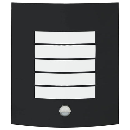 Außenwandlampen 2 pcs Schwarz 23.5 x 10.5 x 26 cm Edelstahl