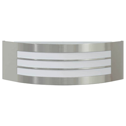 Außenwandleuchte Silber 32 x 10 x 10 cm Edelstahl