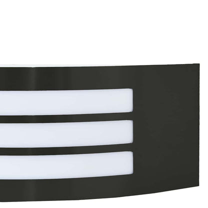 Außenwandleuchte Schwarz 32 x 10 x 10 cm Edelstahl