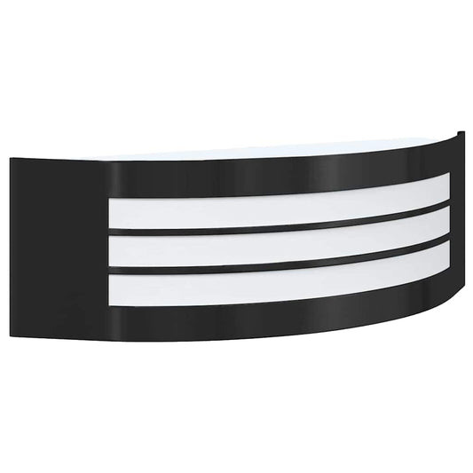 Außenwandleuchte Schwarz 32 x 10 x 10 cm Edelstahl
