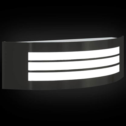 Außenwandleuchte Schwarz 32 x 10 x 10 cm Edelstahl
