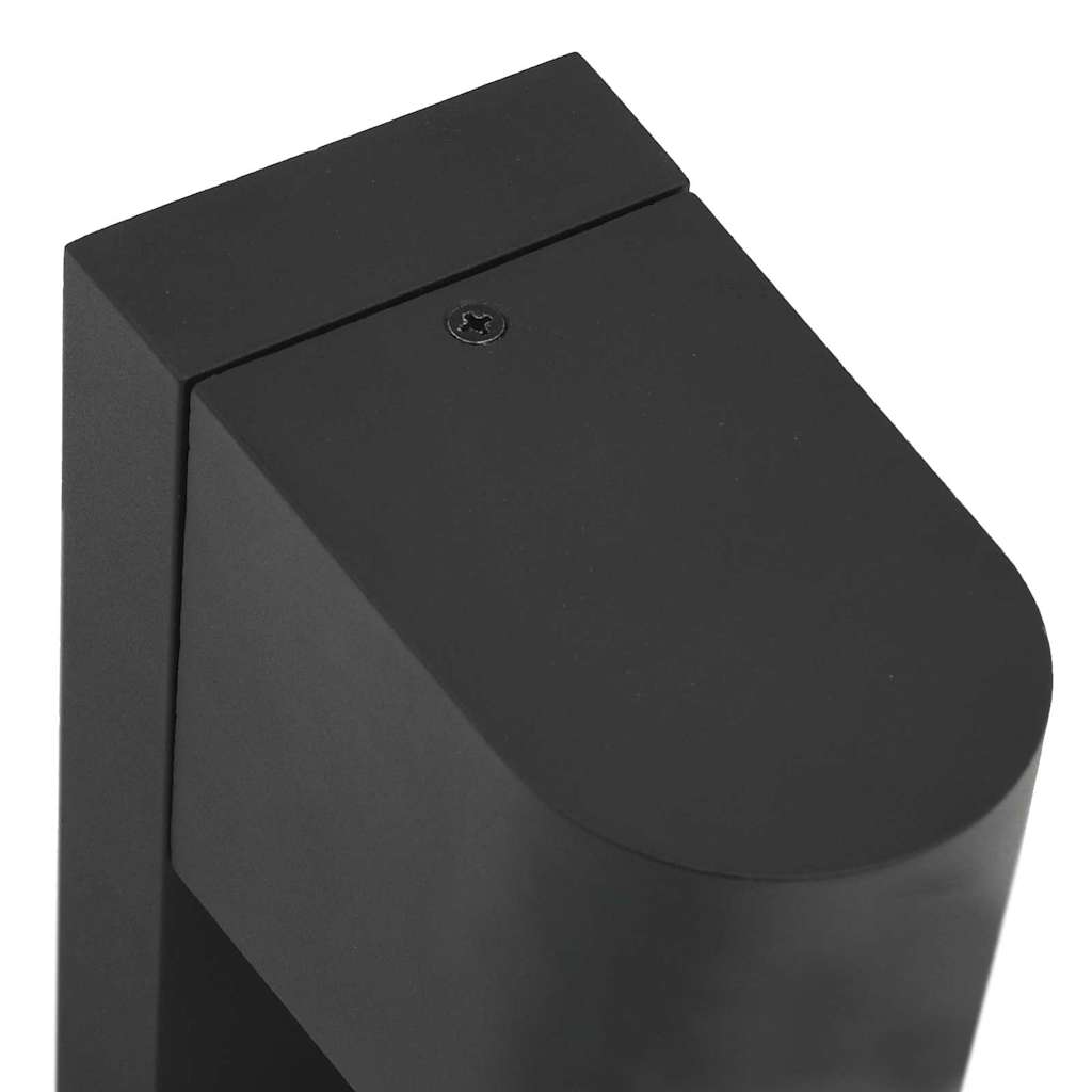 Außenwandlampen 2 pcs Schwarz 12 x 7 x 15 cm Edelstahl