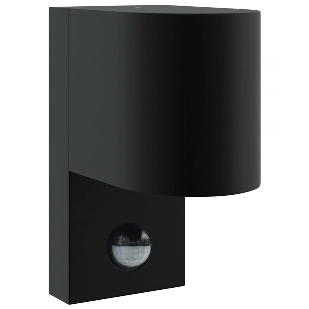 Außenwandlampen 2 pcs Schwarz 12 x 7 x 15 cm Edelstahl