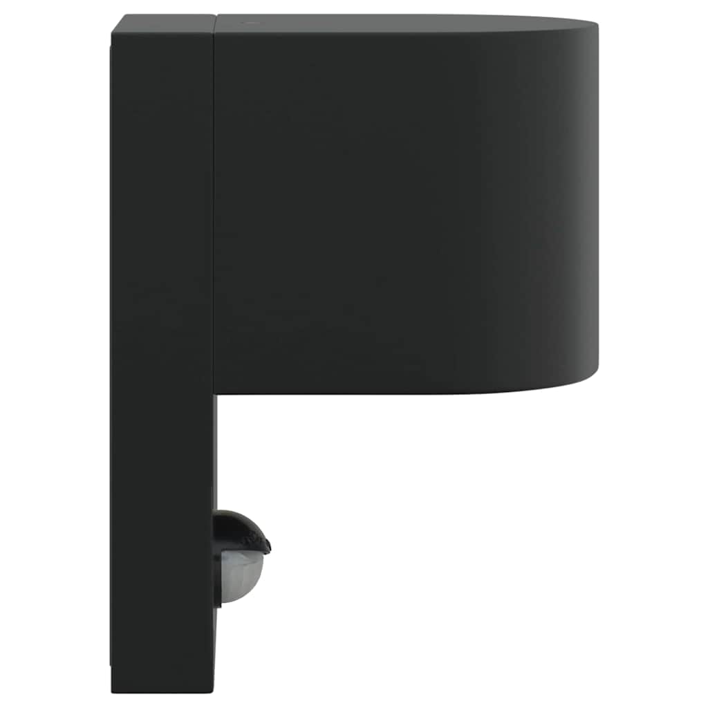 Außenwandlampen 2 pcs Schwarz 12 x 7 x 15 cm Edelstahl