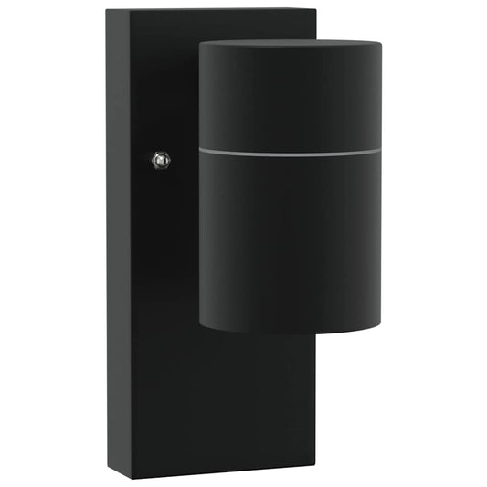 Außenwandleuchte Schwarz 6,5 x 10,5 x 16 cm Edelstahl