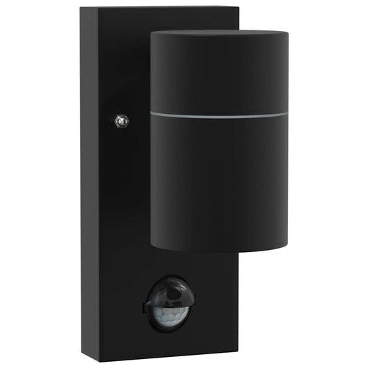 Außenwandleuchte Schwarz 6,5 x 10,5 x 16 cm Edelstahl