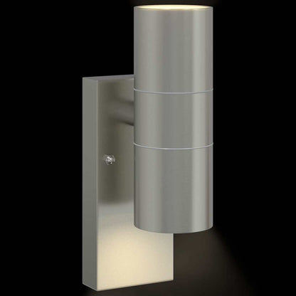 Außenwandlampen 2 pcs Silber 7 x 10 x 22 cm Edelstahl