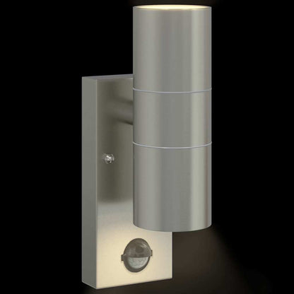 Außenwandlampen 2 pcs Silber 7 x 10 x 22 cm Edelstahl