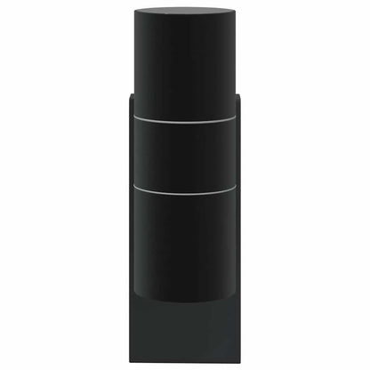 Außenwandlampen 2 pcs Schwarz 7 x 10 x 22 cm Edelstahl