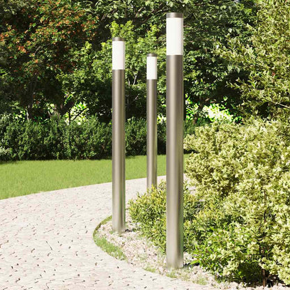 Pollerleuchten 3er 110 cm Edelstahl IP44