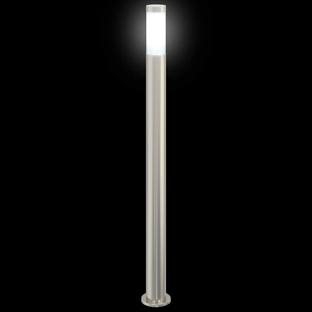 Pollerleuchten 3er 110 cm Edelstahl IP44