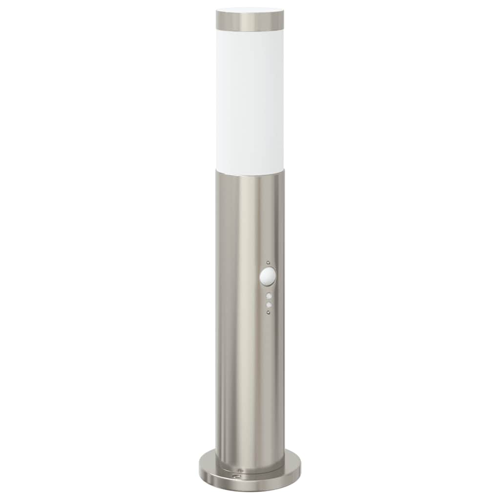Pollerleuchten mit Sensor 3er 50 cm Edelstahl IP44
