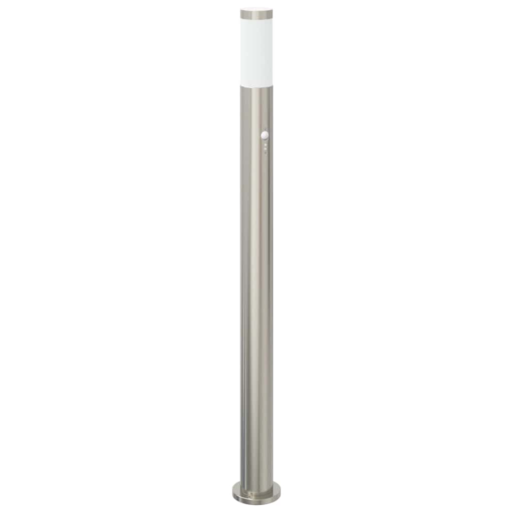 Pollerleuchte mit Sensor 110 cm Edelstahl IP44