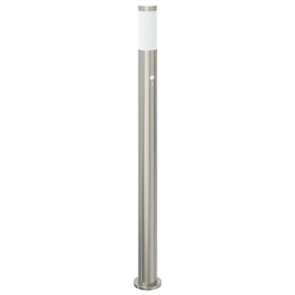 Pollerleuchte mit Sensor 110 cm Edelstahl IP44