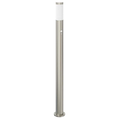 Pollerleuchten mit Sensor 3er 110 cm Edelstahl IP44
