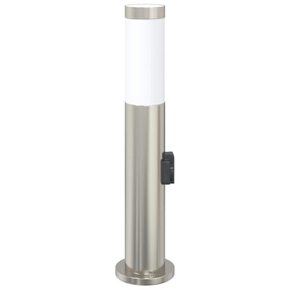 Pollerleuchte mit Auslass 50 cm Edelstahl IP44