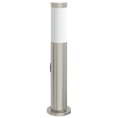 Pollerleuchte mit Auslass 50 cm Edelstahl IP44