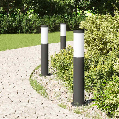 Pollerleuchten 3er 50 cm Edelstahl IP44