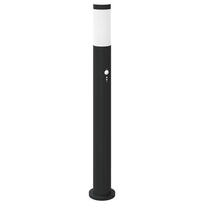 Pollerleuchte mit Sensor 80 cm Edelstahl IP44