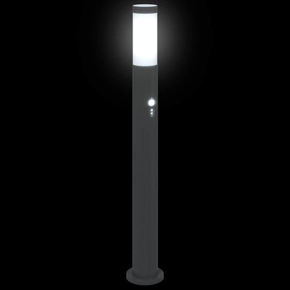 Pollerleuchte mit Sensor 80 cm Edelstahl IP44