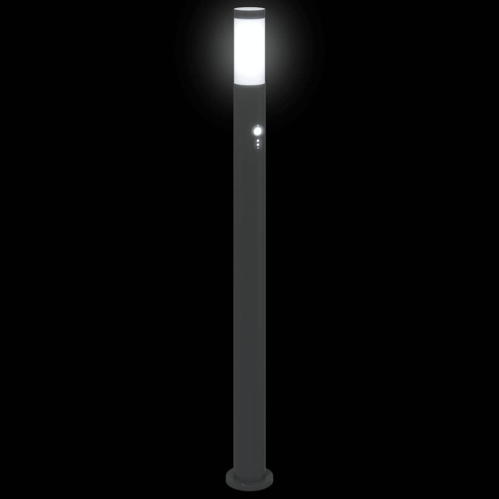 Pollerleuchte mit Sensor 110 cm Edelstahl IP44