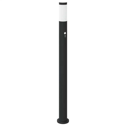 Pollerleuchten mit Sensor 3er 110 cm Edelstahl IP44