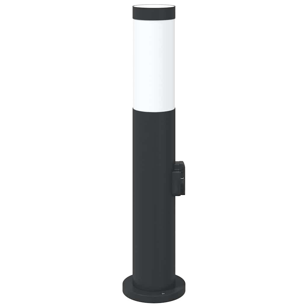 Pollerleuchte mit Auslass 50 cm Edelstahl IP44