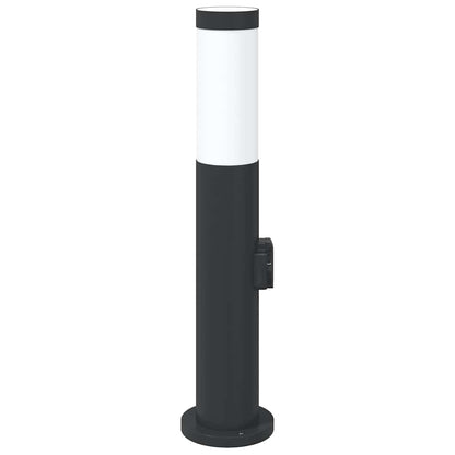 Pollerleuchte mit Auslass 50 cm Edelstahl IP44
