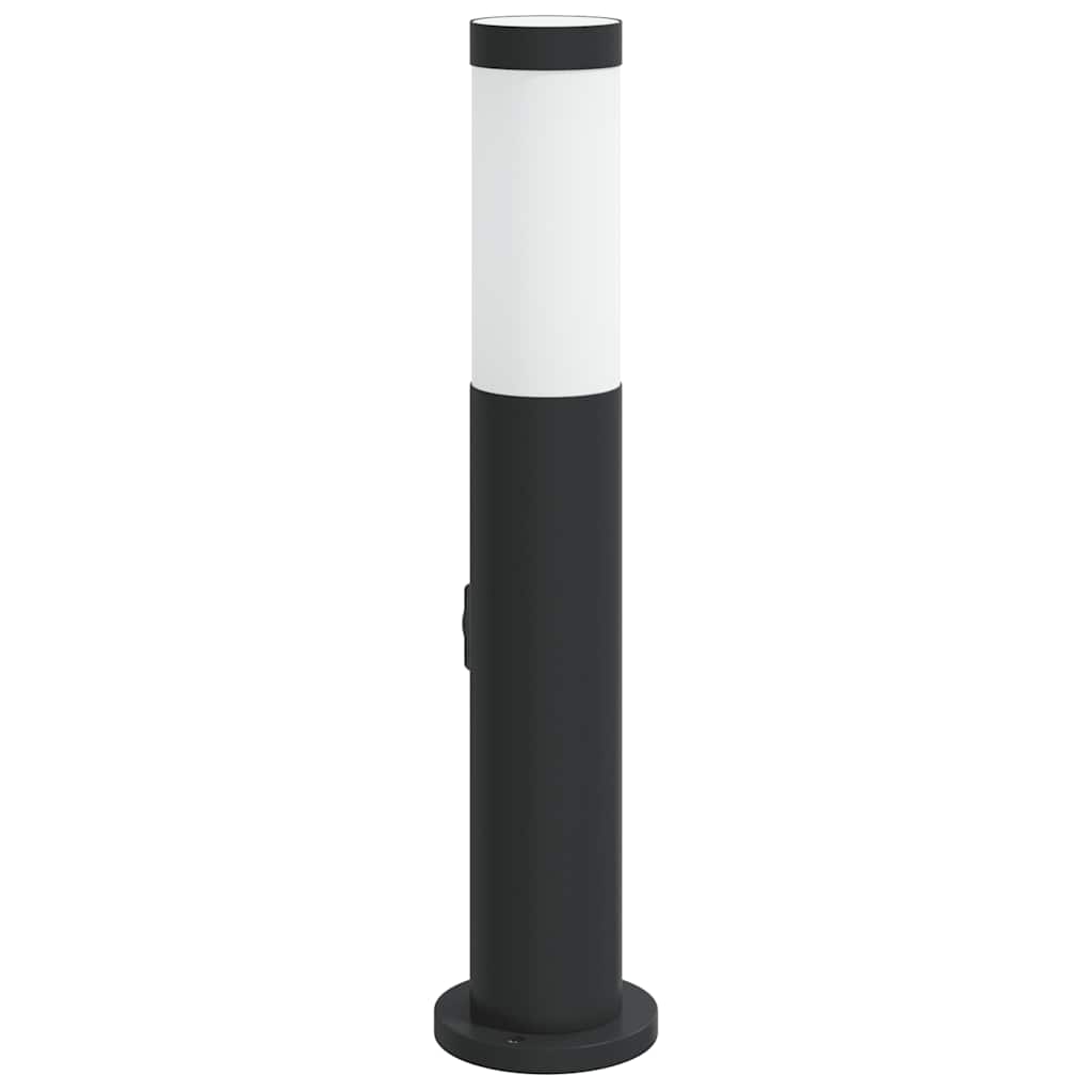Pollerleuchte mit Auslass 50 cm Edelstahl IP44