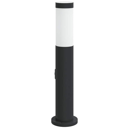 Pollerleuchte mit Auslass 50 cm Edelstahl IP44