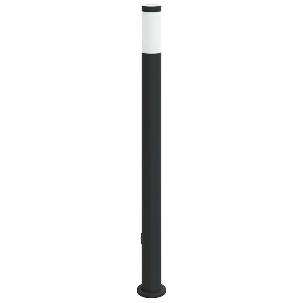 Pollerleuchte mit Auslass 110 cm Edelstahl IP44