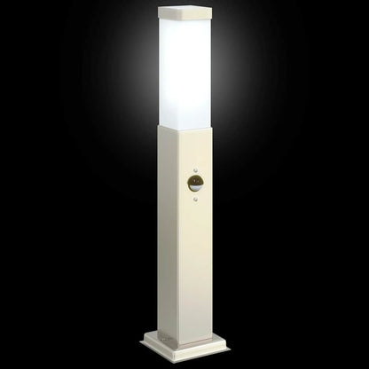 Pollerleuchten mit Sensor 3 Stk. 50 cm Edelstahl IP44