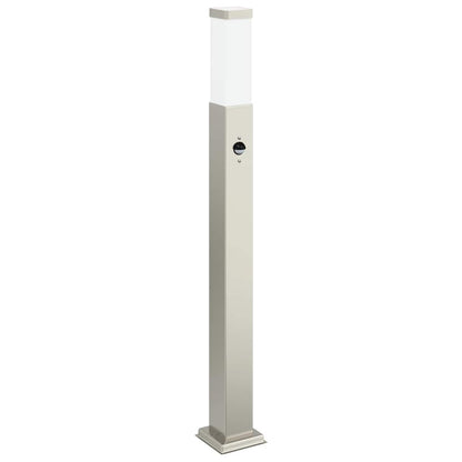 Pollerleuchte mit Sensor 80 cm Edelstahl IP44