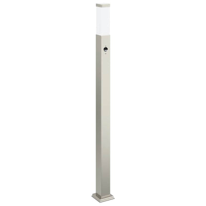 Pollerleuchte mit Sensor 110 cm Edelstahl IP44