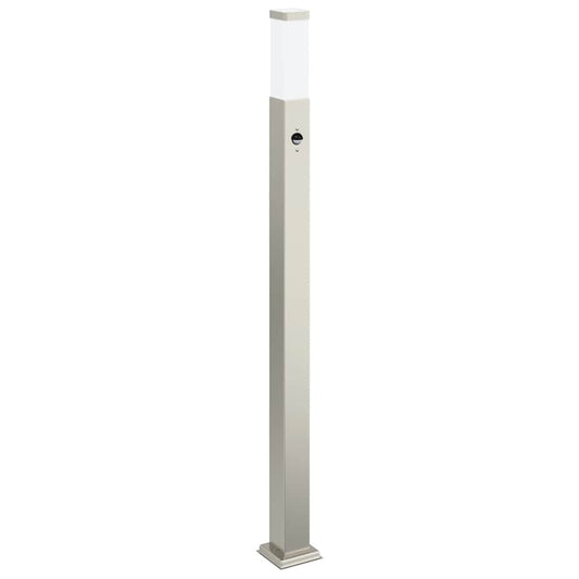 Pollerleuchte mit Sensor 110 cm Edelstahl IP44