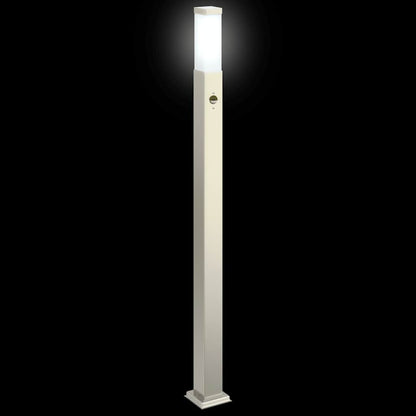 Pollerleuchte mit Sensor 110 cm Edelstahl IP44