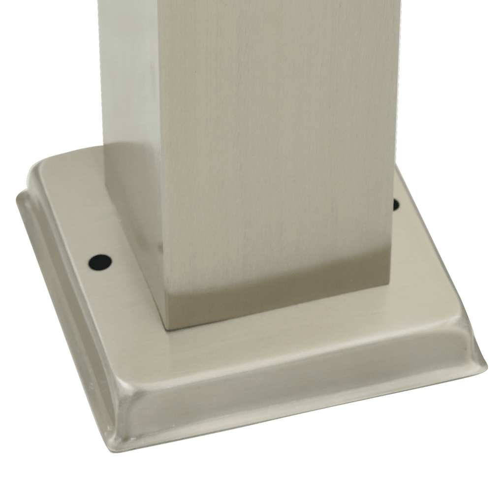Pollerleuchte mit Auslass 50 cm Edelstahl IP44