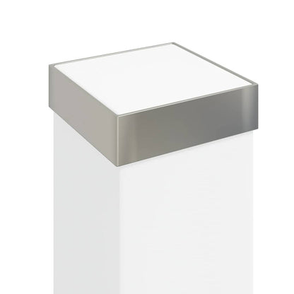 Pollerleuchten mit Auslass 3 Stk. 50 cm Edelstahl IP44