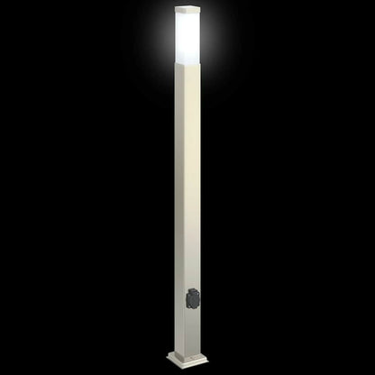 Pollerleuchte mit Auslass 110 cm Edelstahl IP44