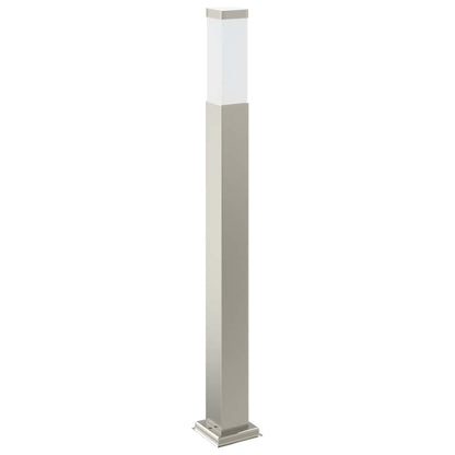Pollerleuchte mit Sensor&Steckdose 80 cm Edelstahl IP44